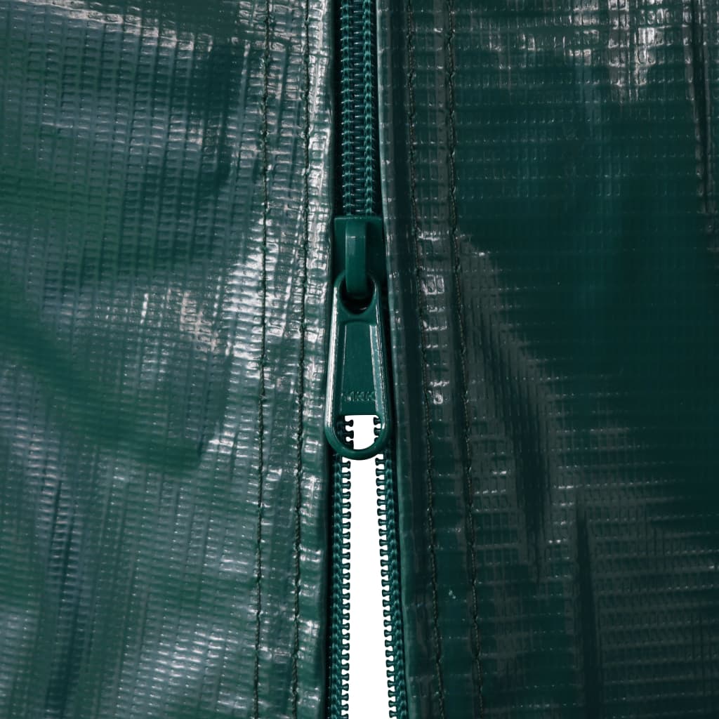 Garagenzelt Pvc 2,4X3,6 M Grün