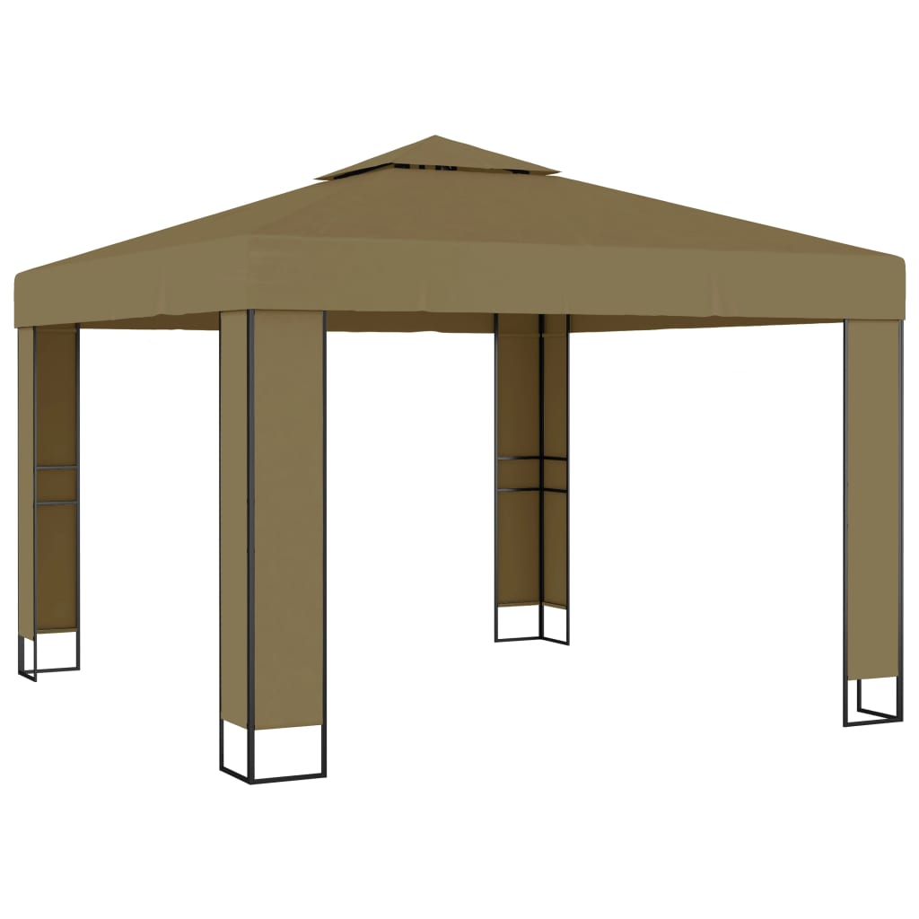 Pavillon Mit Doppeldach 3X3X2,7 M 180 G/M²