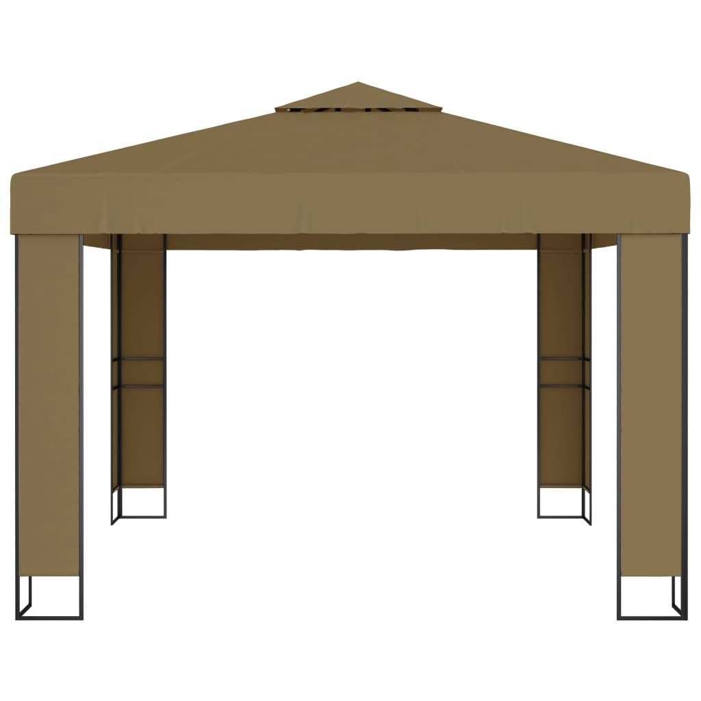 Pavillon Mit Doppeldach 3X3X2,7 M 180 G/M²