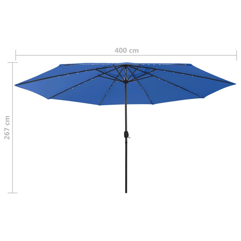 Sonnenschirm Mit Led-Beleuchtung 400 Cm