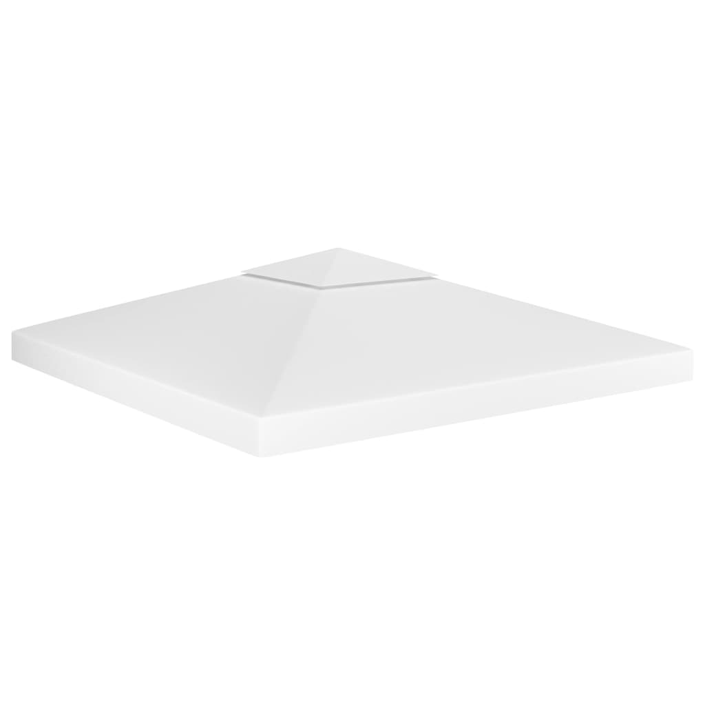 Pavillon-Dachplane Mit Kaminabzug 310 G/M² Weiß
