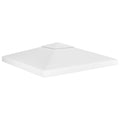 Pavillon-Dachplane Mit Kaminabzug 310 G/M² Weiß