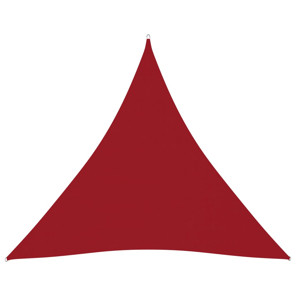 Sonnensegel Oxford-Gewebe Dreieckig Rot