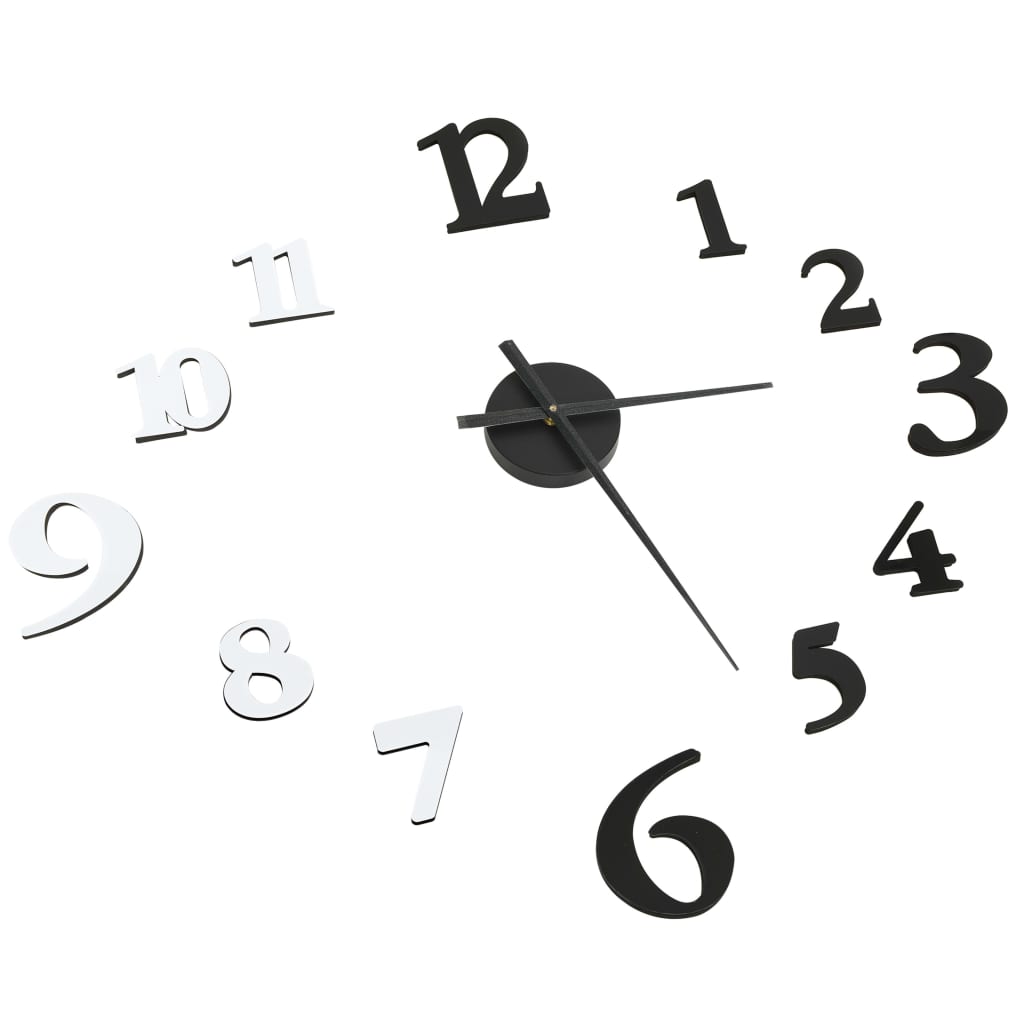 3D-Wanduhr Modernes Design 100 Cm Xxl