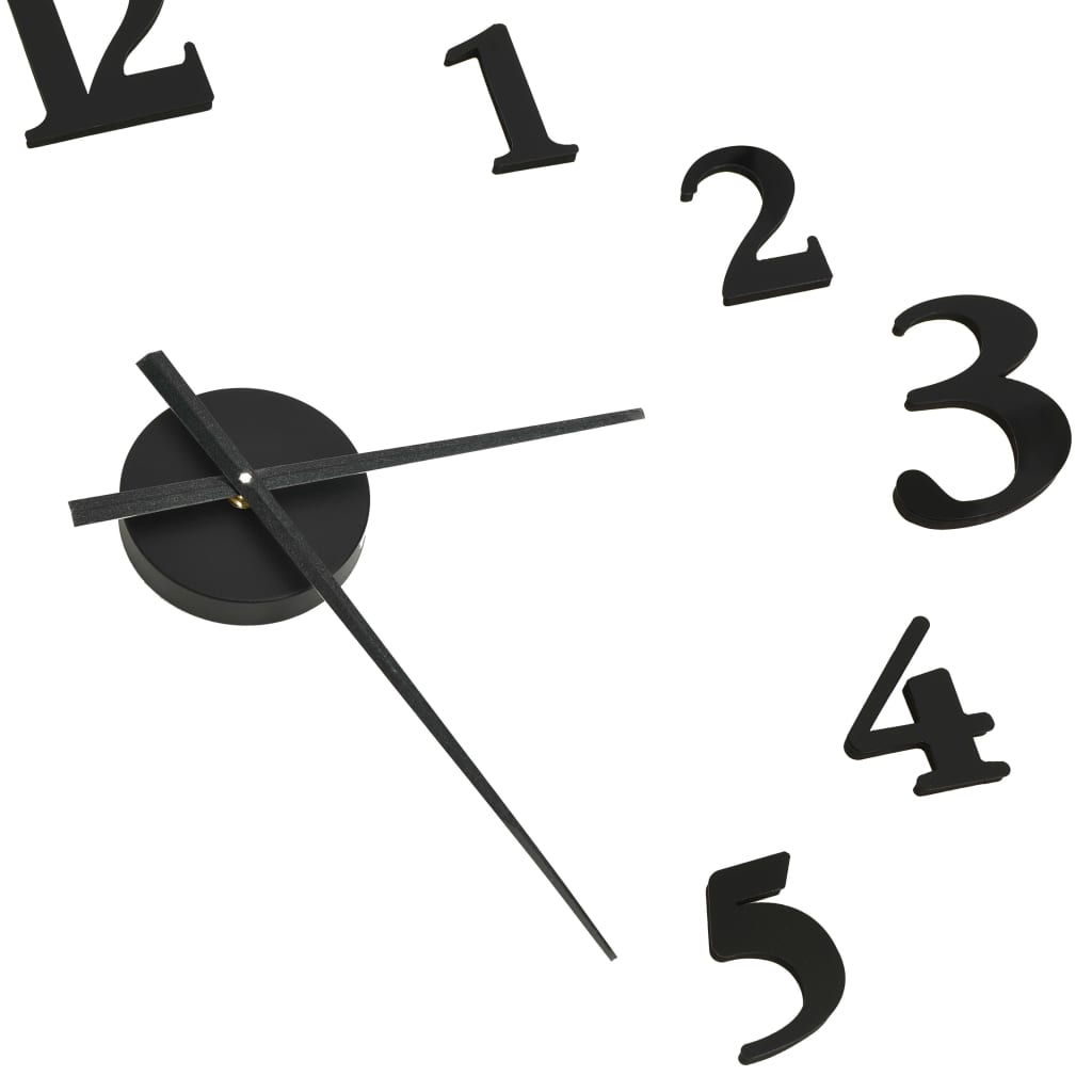 3D-Wanduhr Modernes Design 100 Cm Xxl