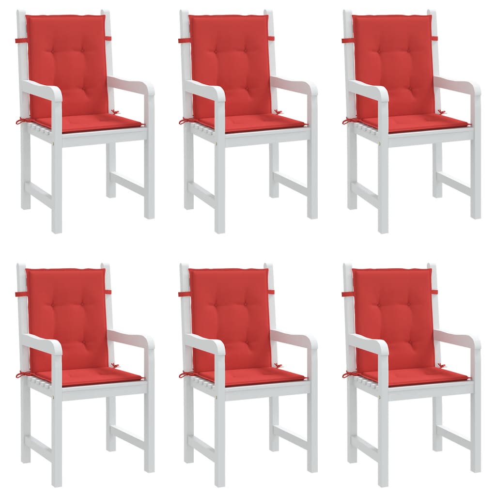 Gartenstuhlauflagen Für Niedriglehner 6 Stk.