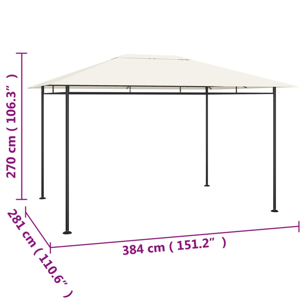 Pavillon 384X281X270 Cm 180 G/M²