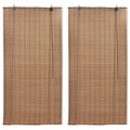 Bambusrollos 2 Stk. 150X220 Cm Braun