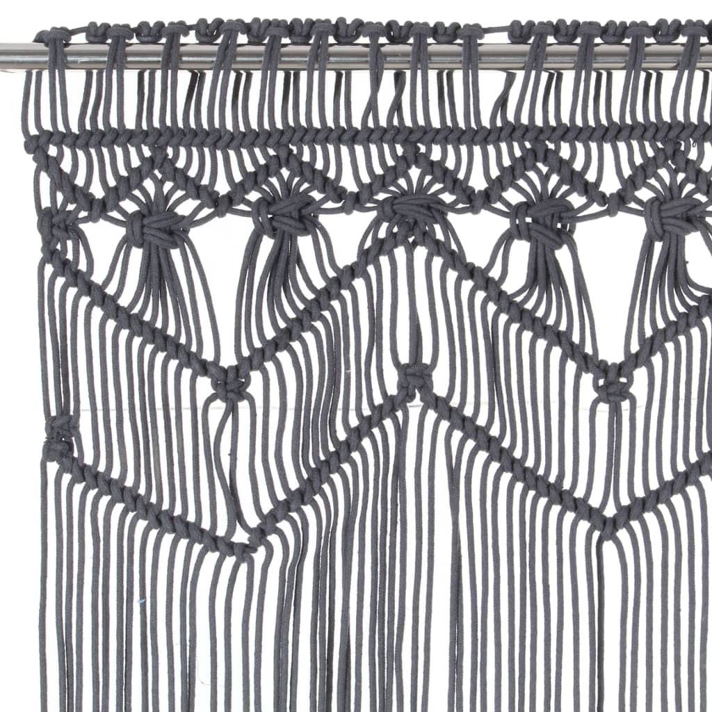 Makramee Vorhang 140X240 Cm Baumwolle