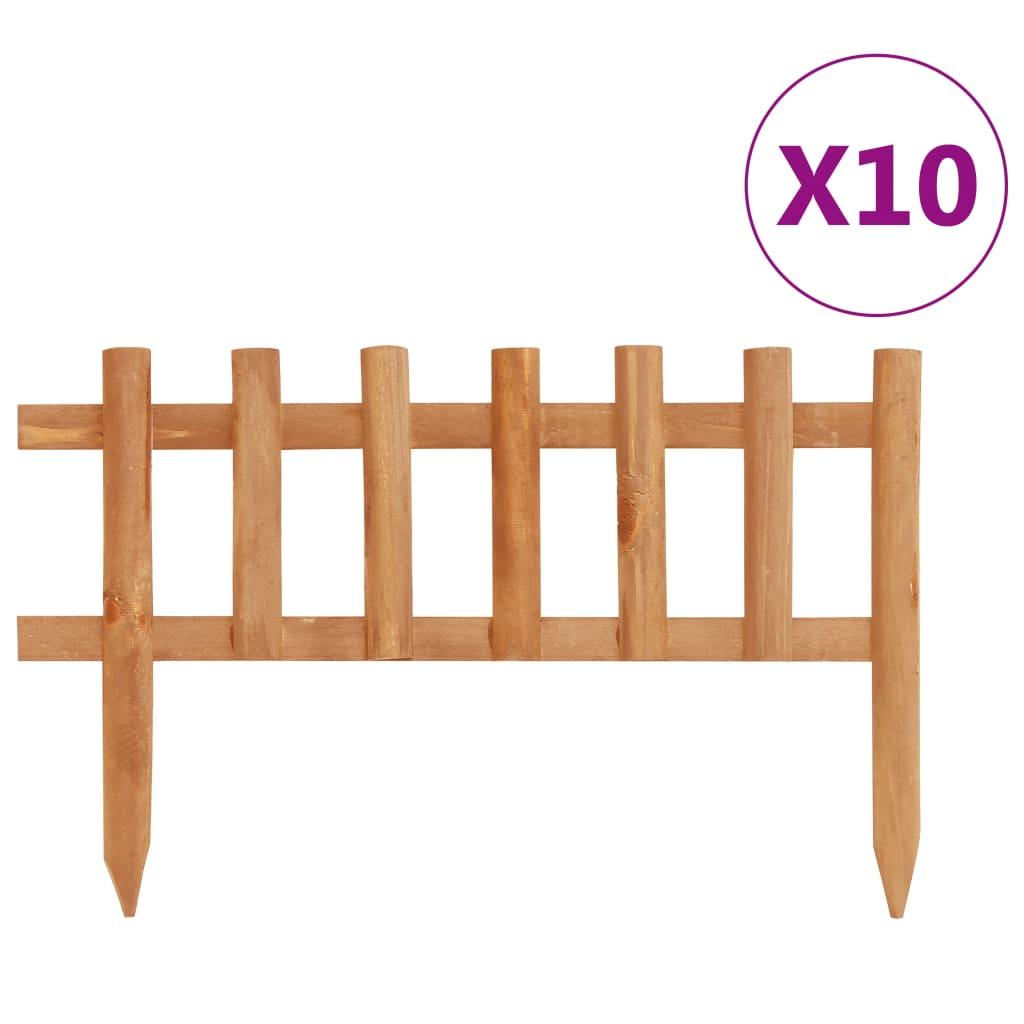 Rasenkanten 10 Stk. Tannenholz 4,4 M