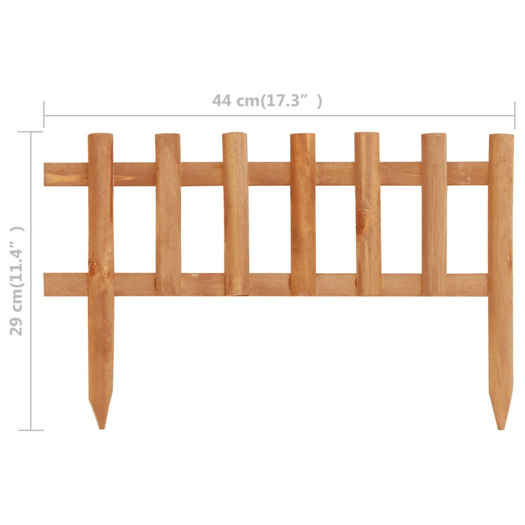 Rasenkanten 10 Stk. Tannenholz 4,4 M