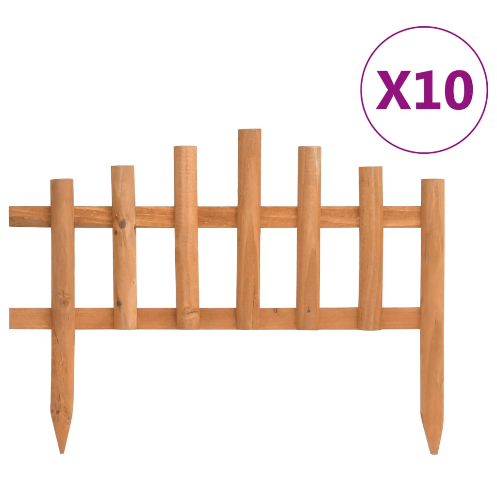 Rasenkanten 10 Stk. Tannenholz 4,4 M