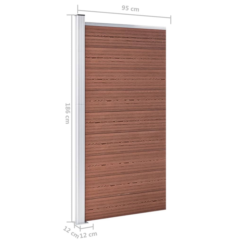 Zaunelement Wpc 95X186 Cm