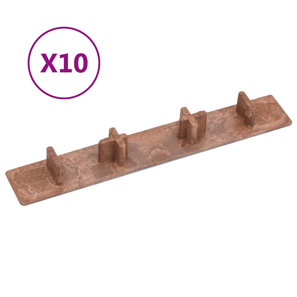 Endkappen Für Terrassendielen 10 Stk. Kunststoff
