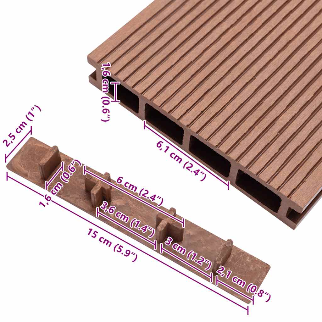 Endkappen Für Terrassendielen 10 Stk. Kunststoff