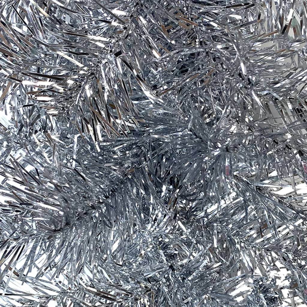 Weihnachtsgirlande Mit Led N Silber