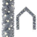 Weihnachtsgirlande Mit Led N Silber