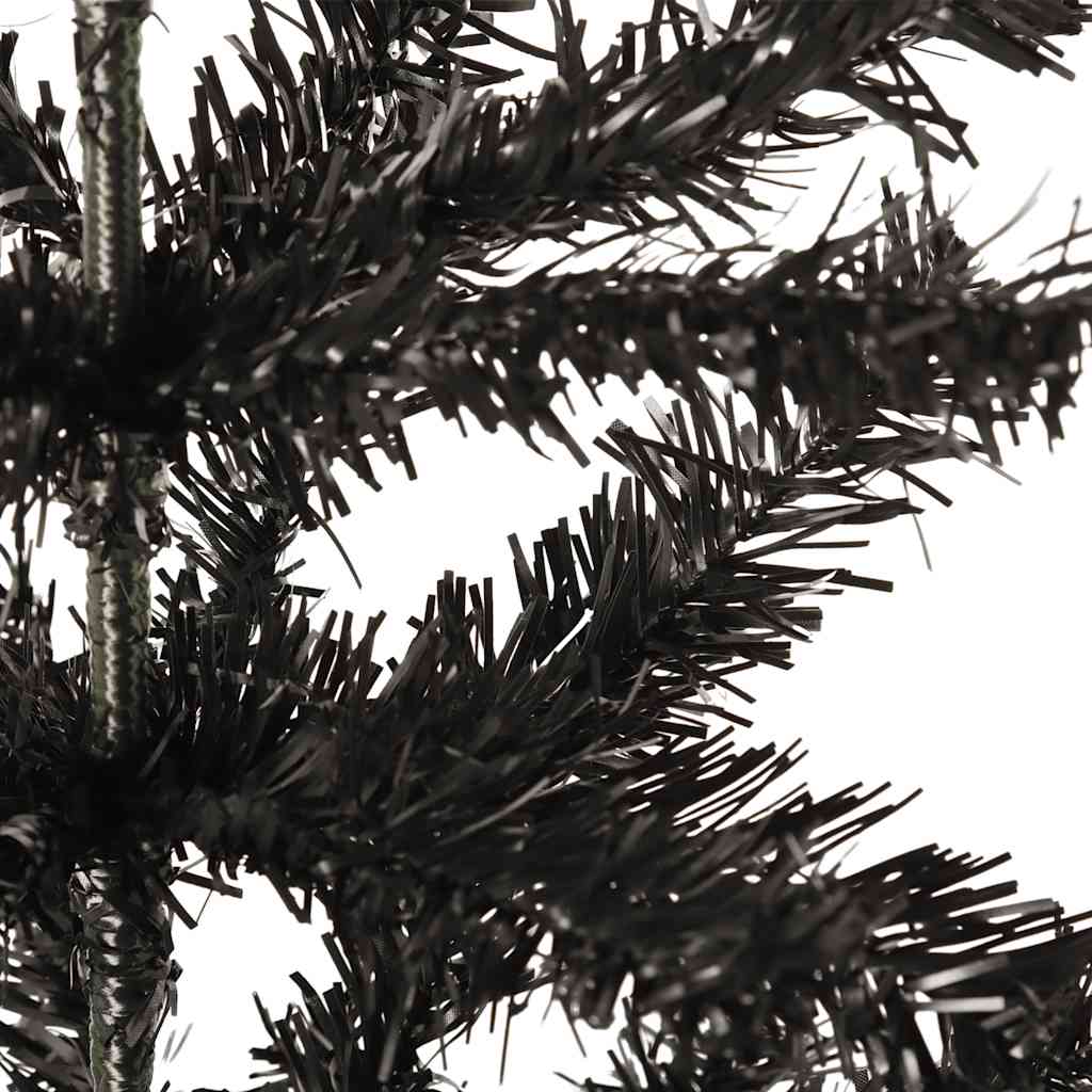 Schlanker Weihnachtsbaum 150 Cm Schwarz