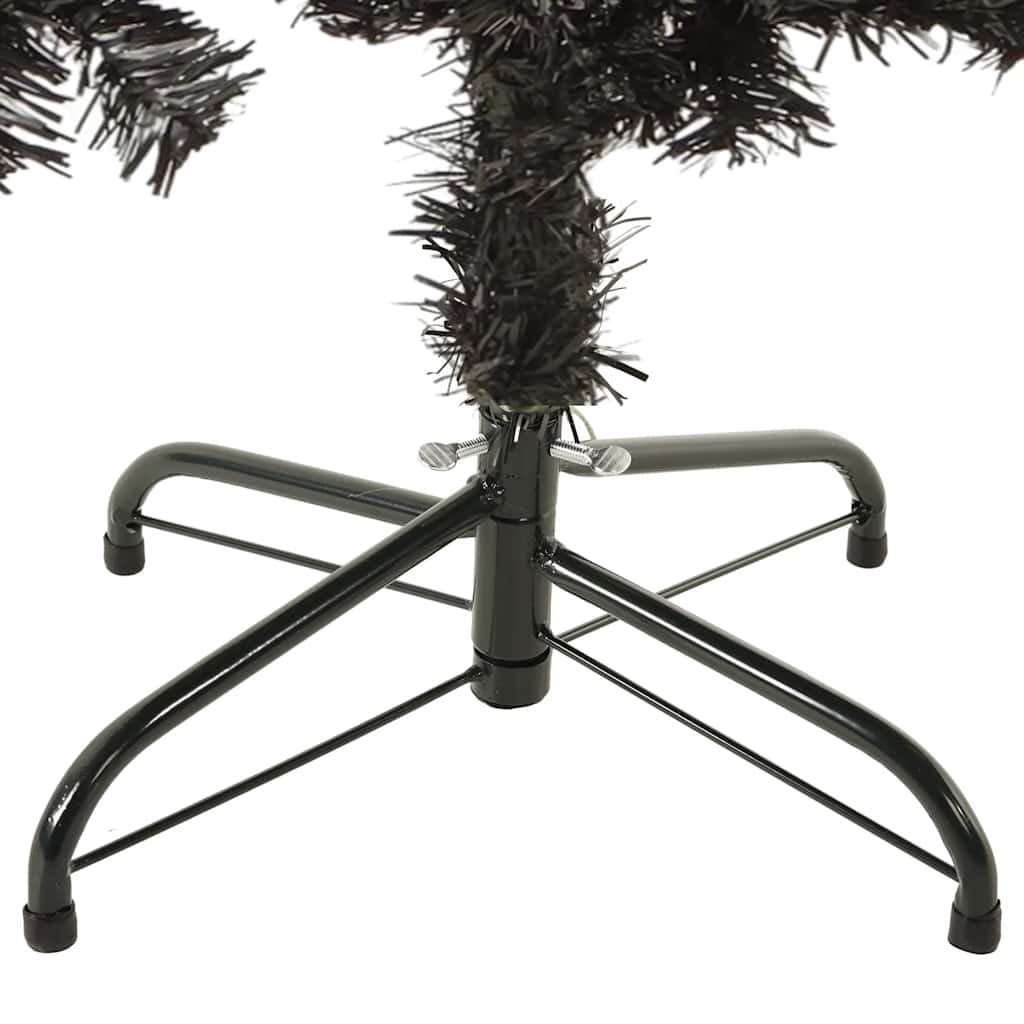 Schlanker Weihnachtsbaum 150 Cm Schwarz