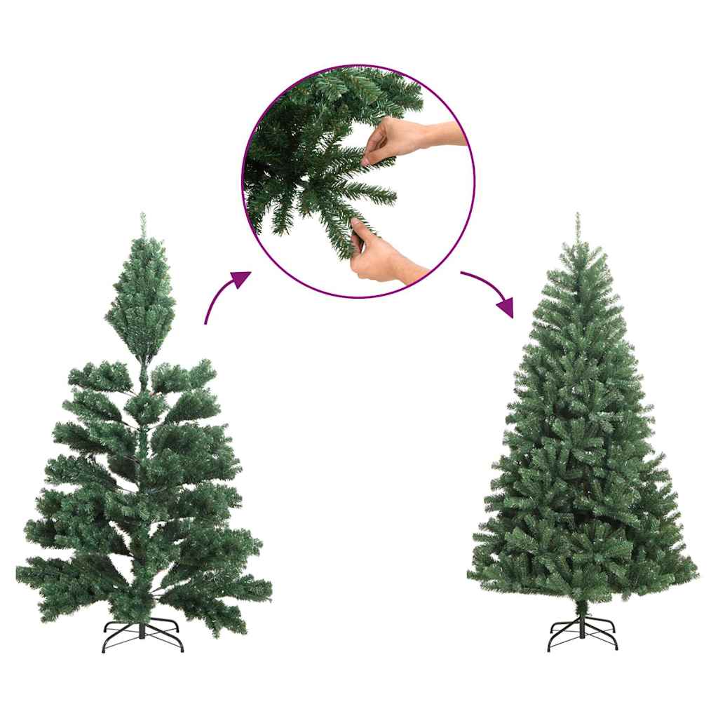 Schlanker Weihnachtsbaum 150 Cm Schwarz