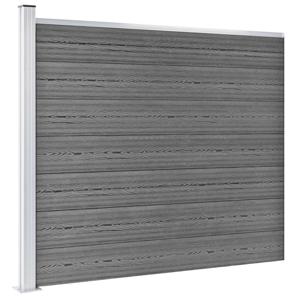Zaunelement Set Wpc 699X146 Cm