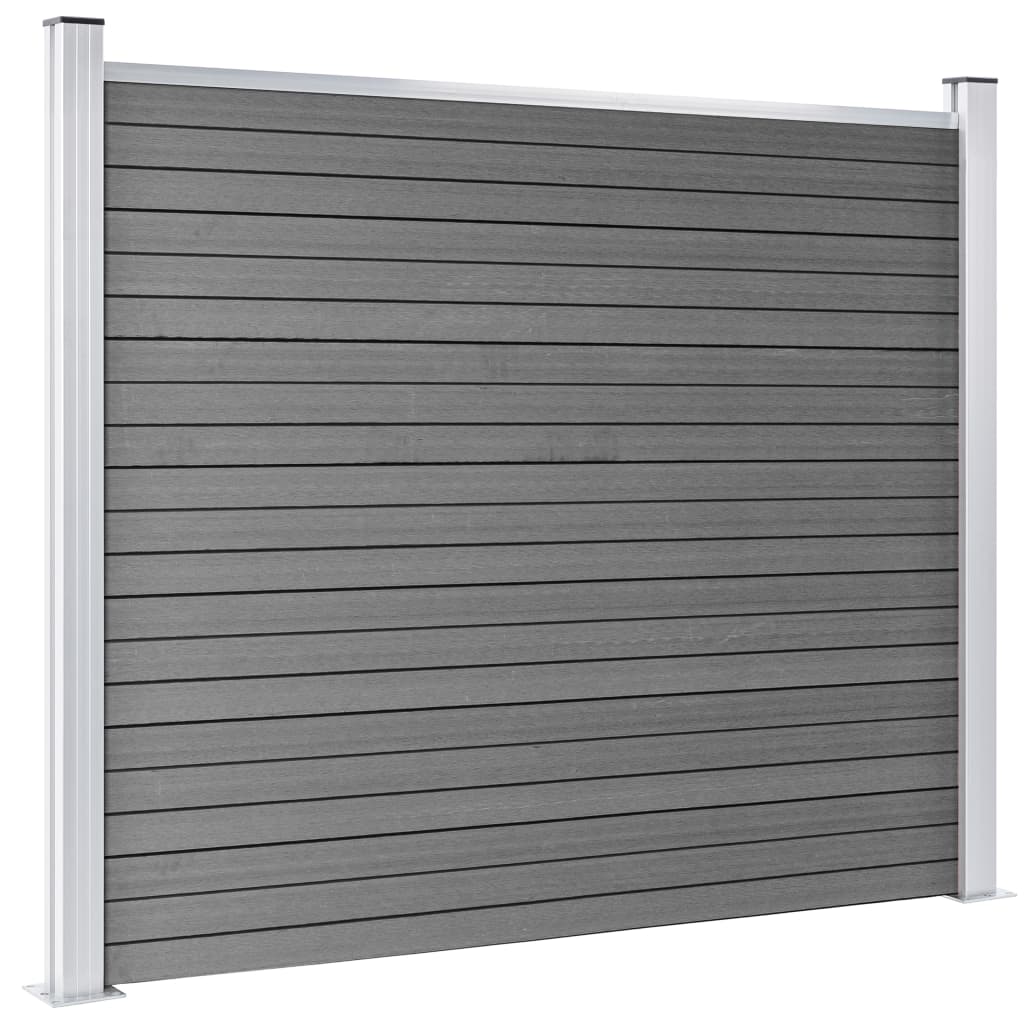 Zaunelement Set Wpc 699X146 Cm