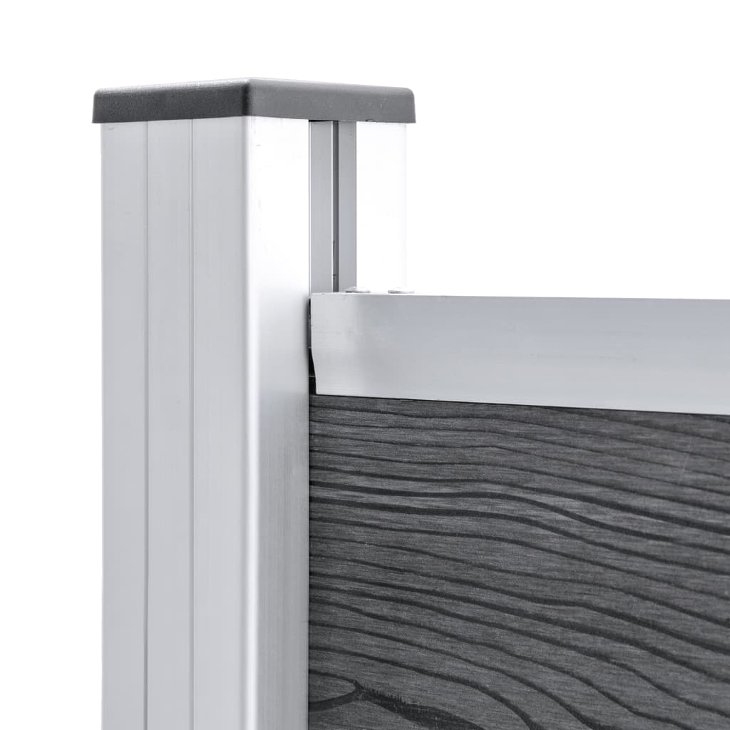 Zaunelement Set Wpc 699X146 Cm