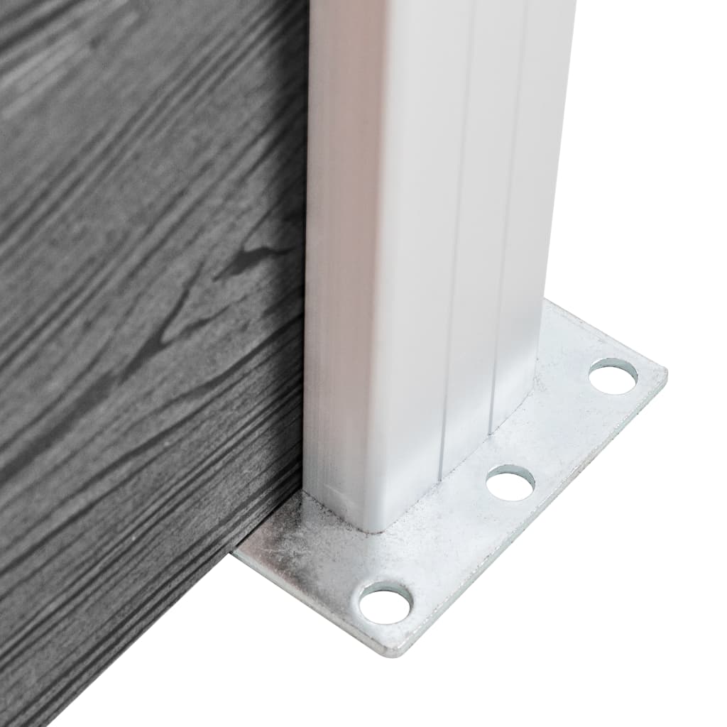 Zaunelement Set Wpc 699X146 Cm