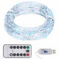 Led-Lichterdraht 400 Led 8 Funktionen Kaltweiß