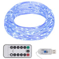 Led-Lichterdraht 400 Led 8 Funktionen Blau