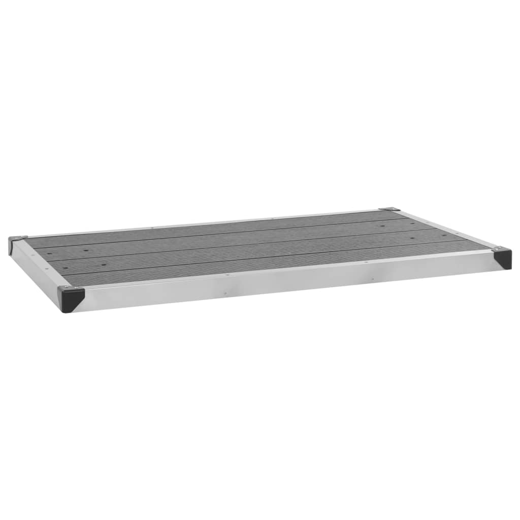 Gartendusche Mit Er Bodenplatte 220 Cm Aluminium