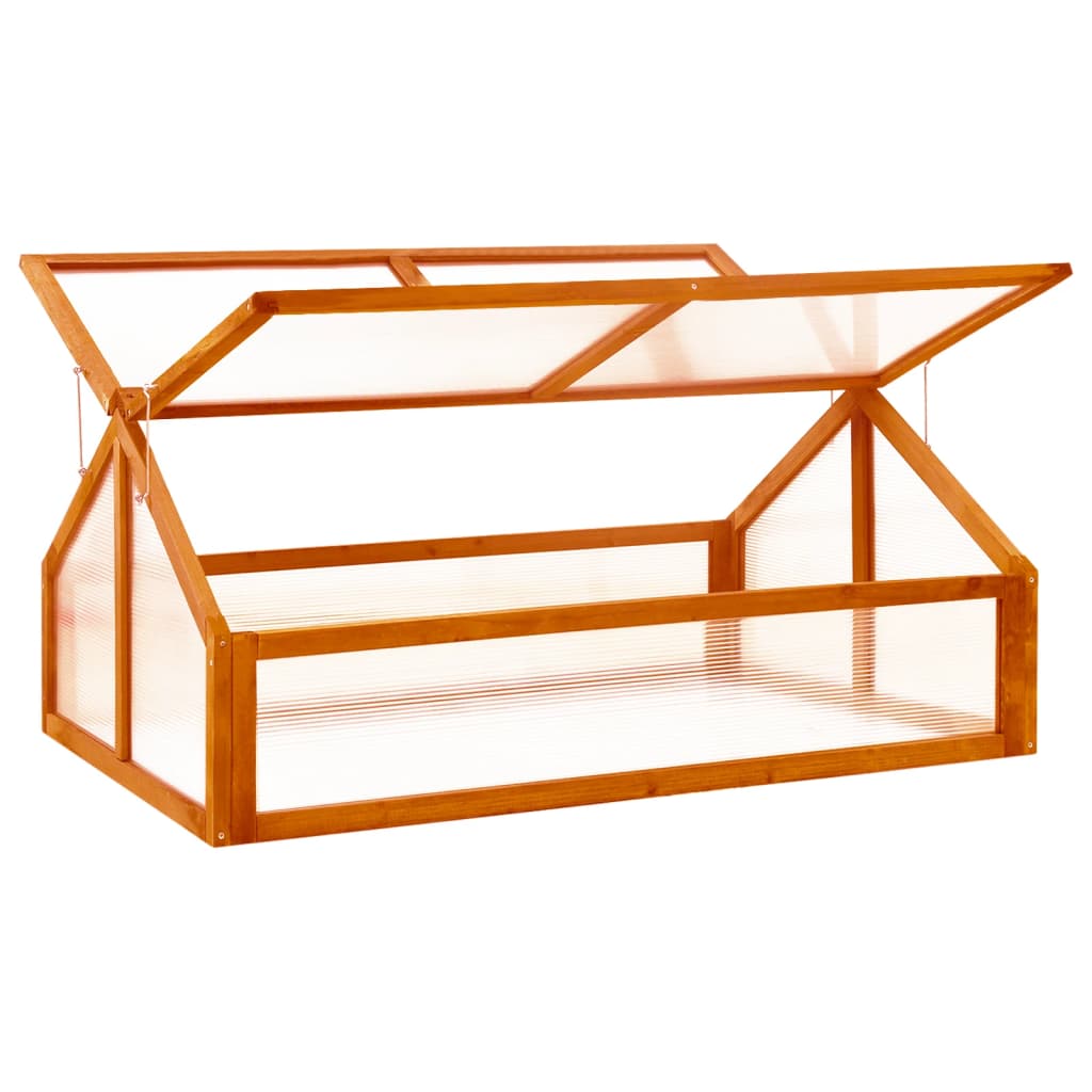Gewächshaus 114X80X50 Cm Tannenholz