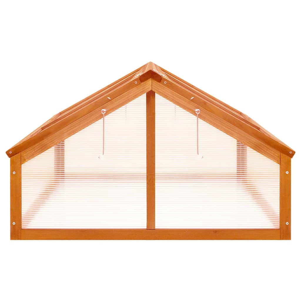 Gewächshaus 114X80X50 Cm Tannenholz