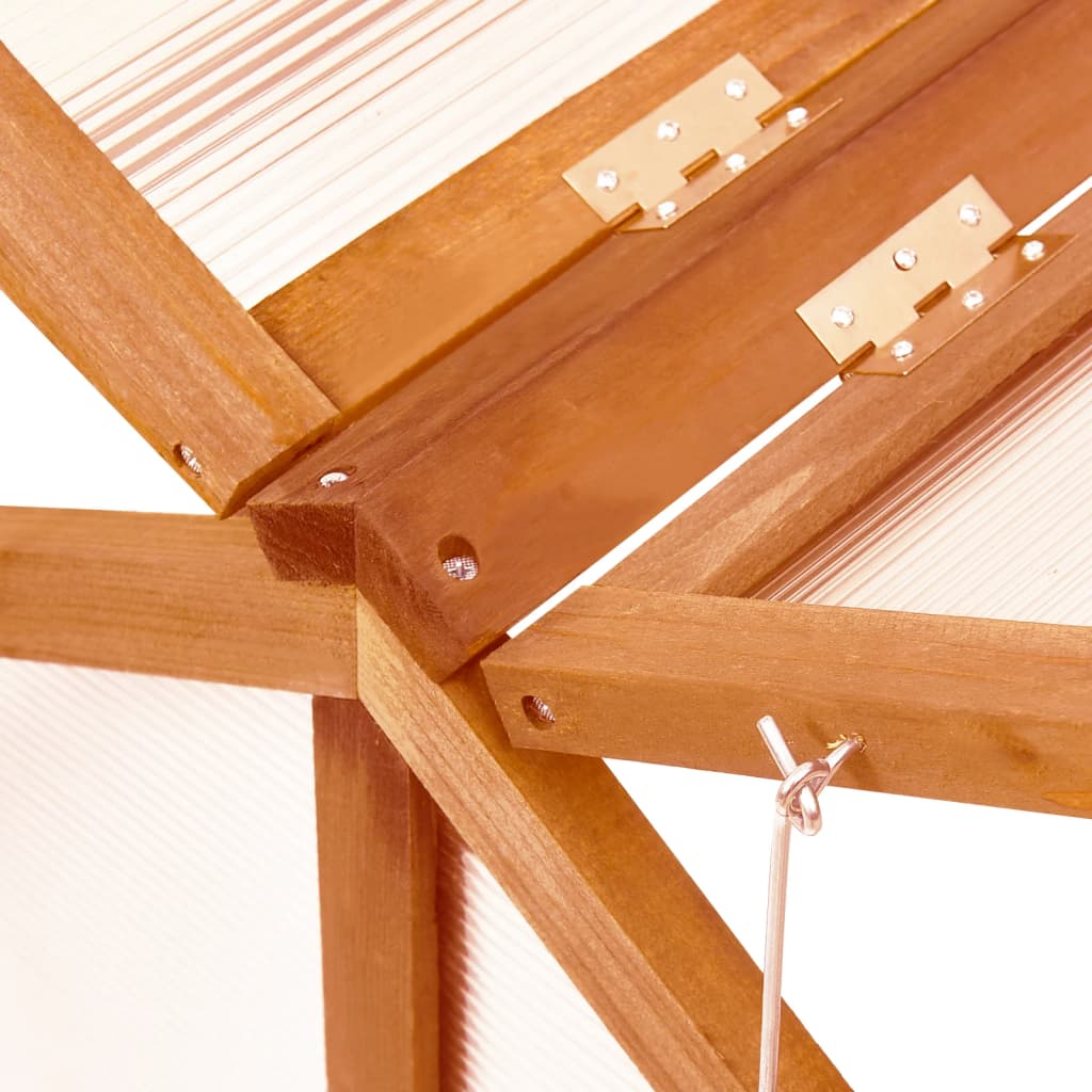 Gewächshaus 114X80X50 Cm Tannenholz