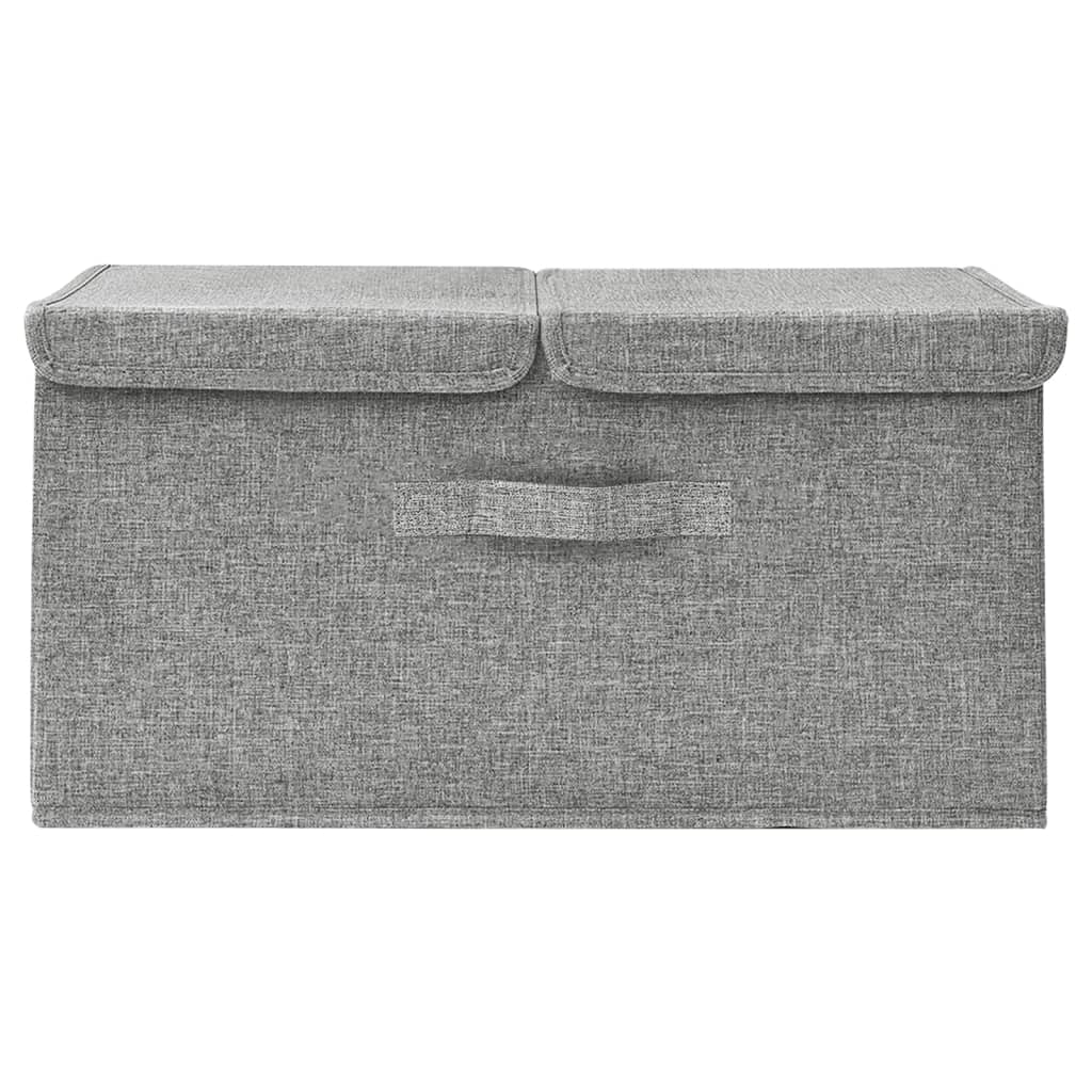 Aufbewahrungsbox Stoff Grau