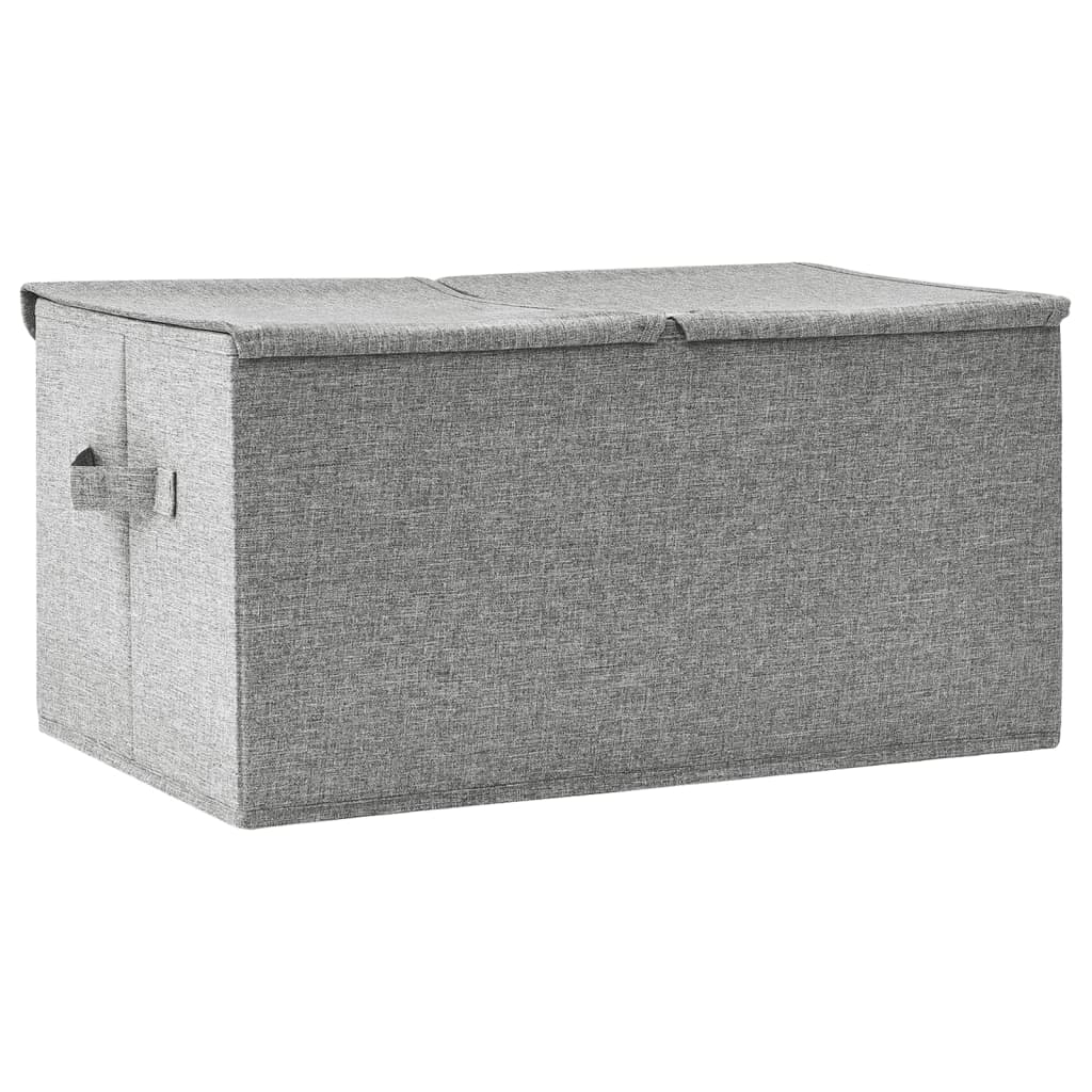 Aufbewahrungsbox Stoff Grau