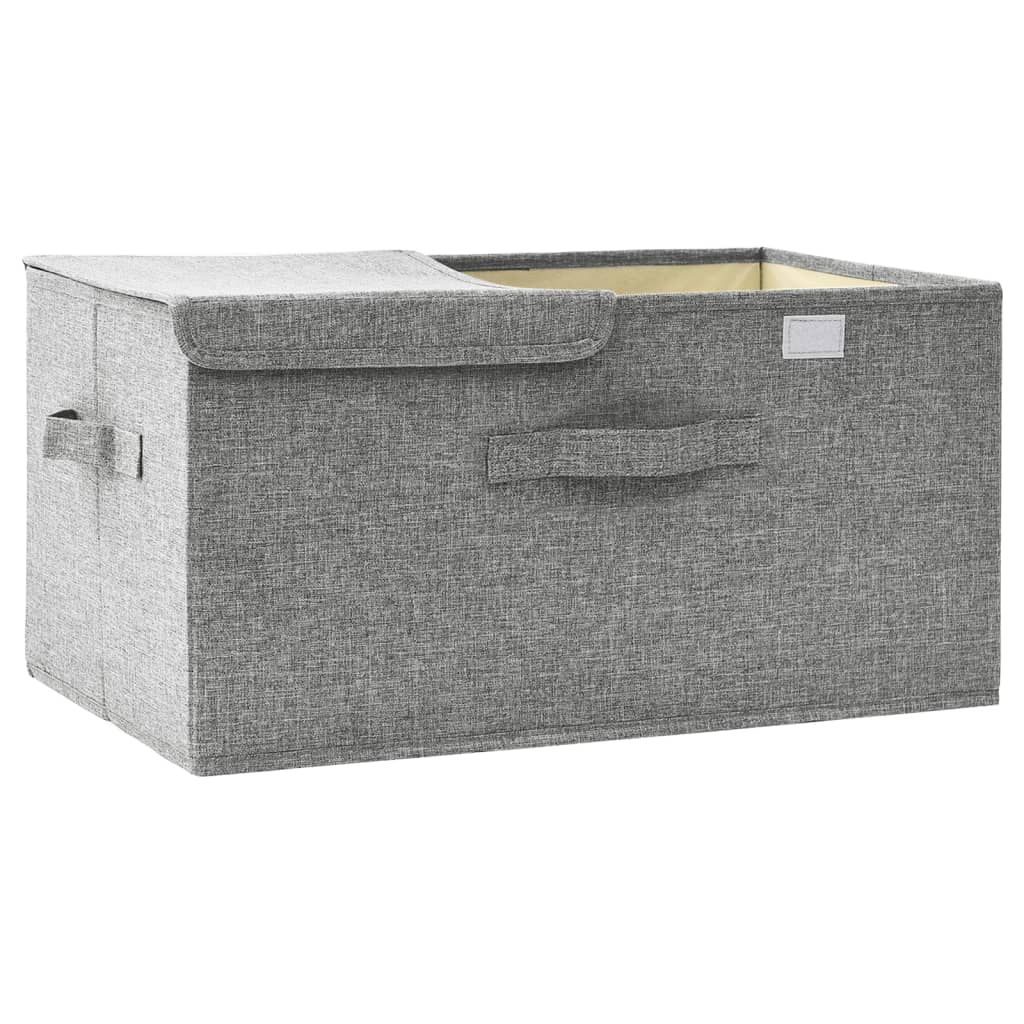 Aufbewahrungsbox Stoff Grau
