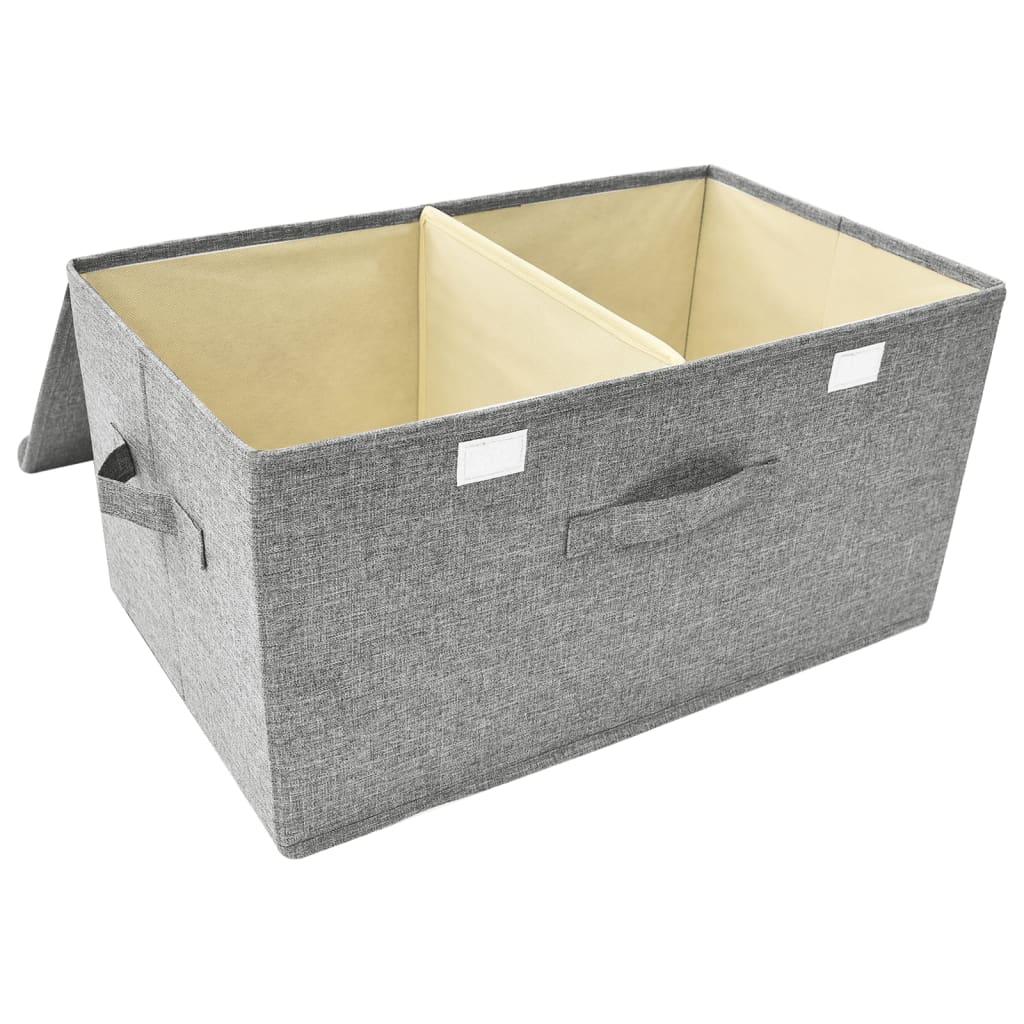 Aufbewahrungsbox Stoff Grau