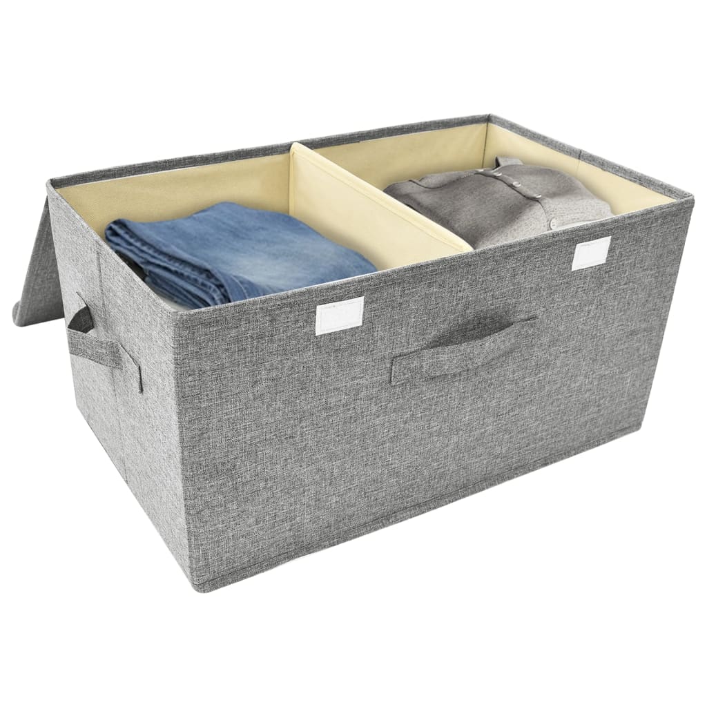 Aufbewahrungsbox Stoff Grau