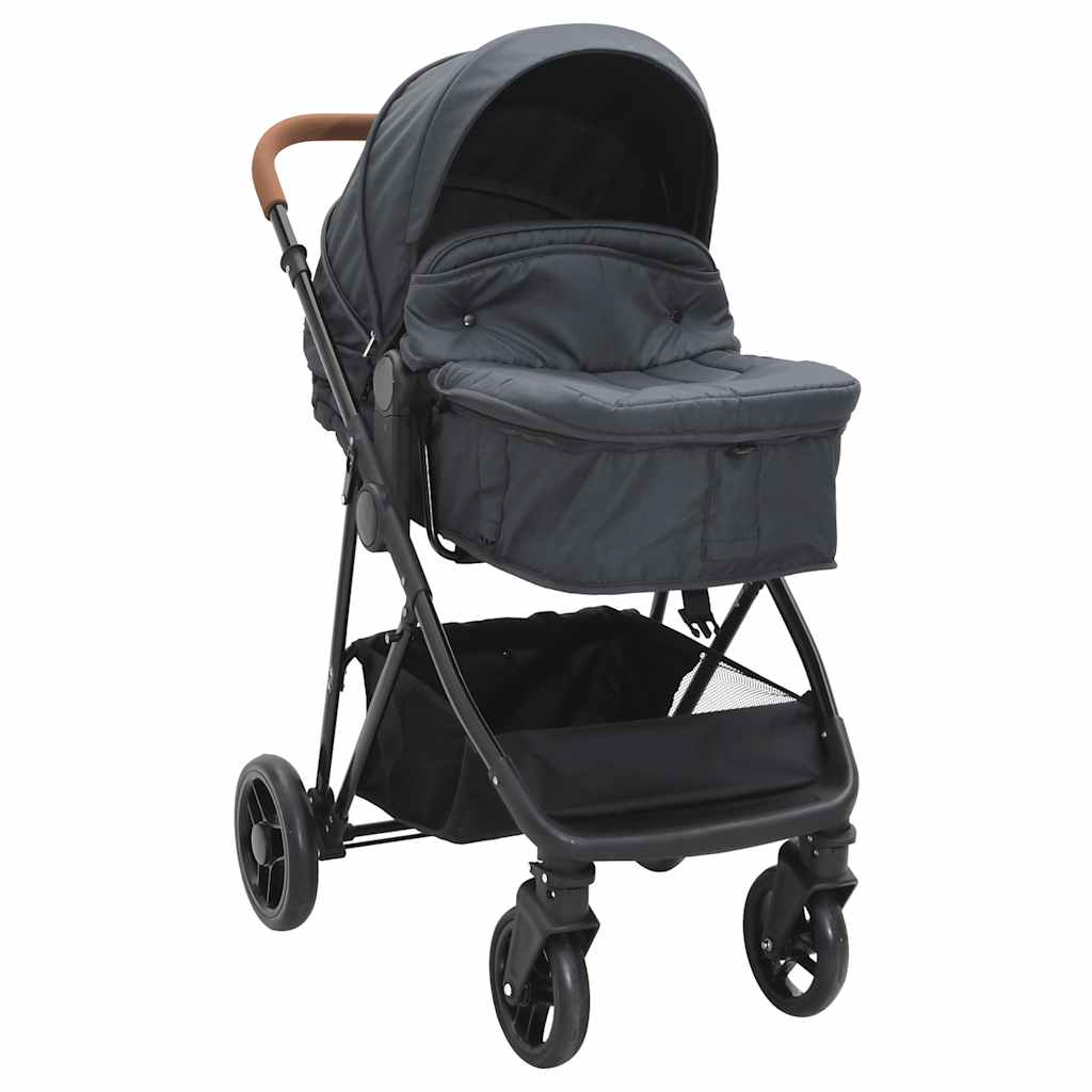 Kinderwagen Und Schwarz Stahl
