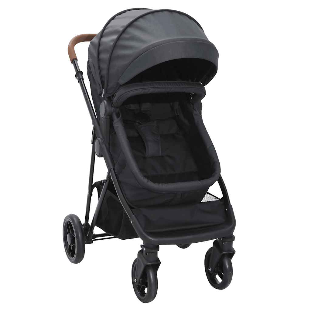Kinderwagen Und Schwarz Stahl