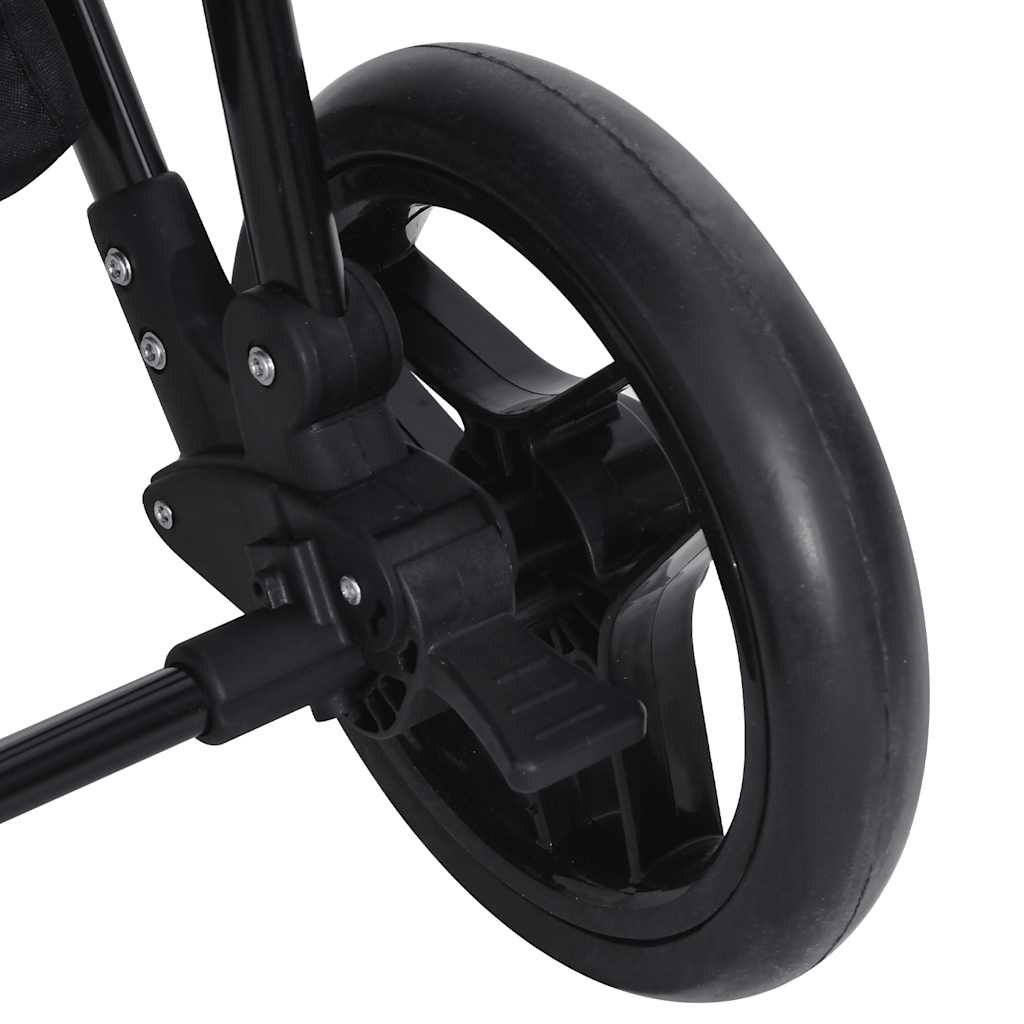 Kinderwagen Und Schwarz Stahl
