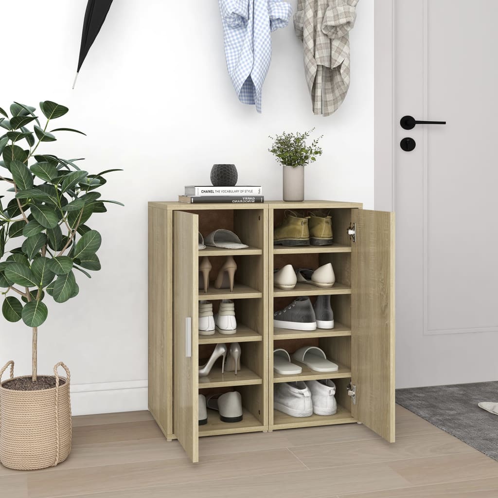 Schuhschrank Sonoma-Eiche Holzwerkstoff Sonoma Eiche