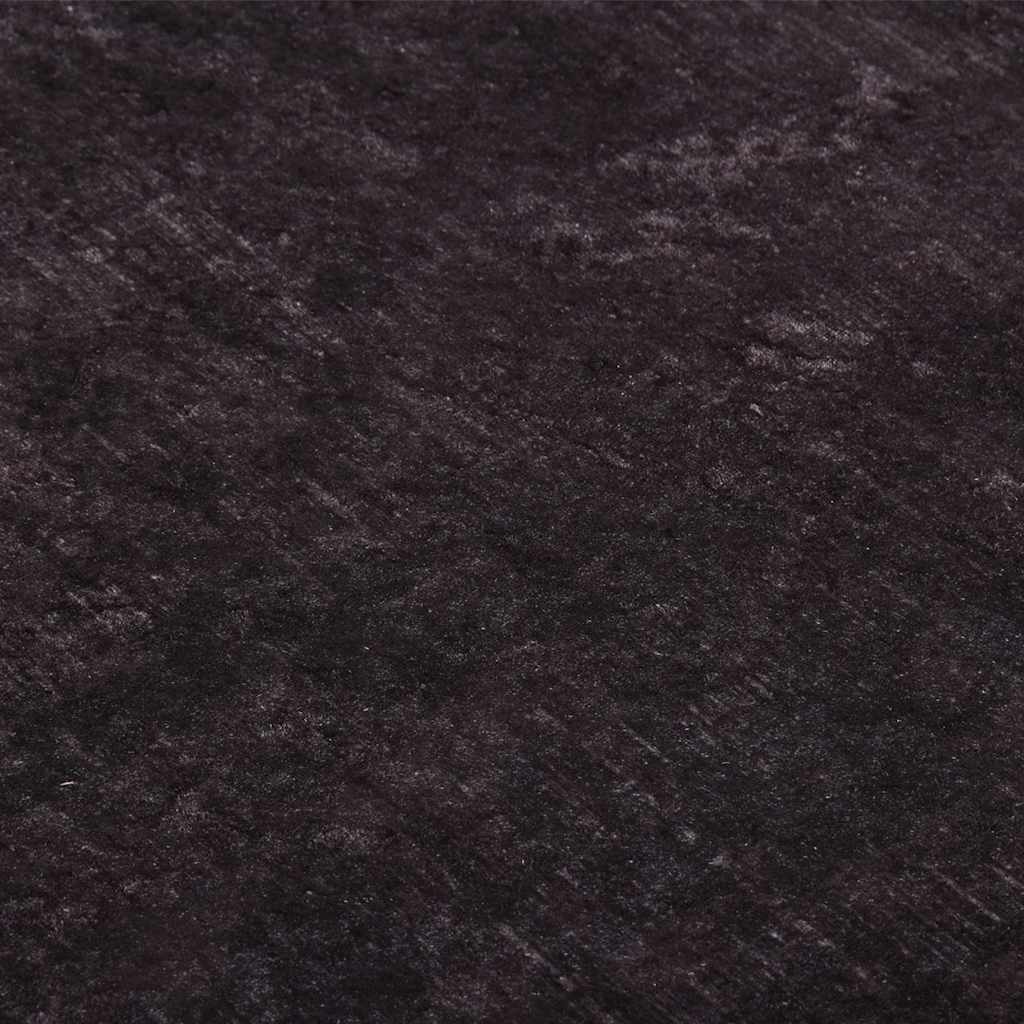 Teppich Waschbar Und Golden Schwarz