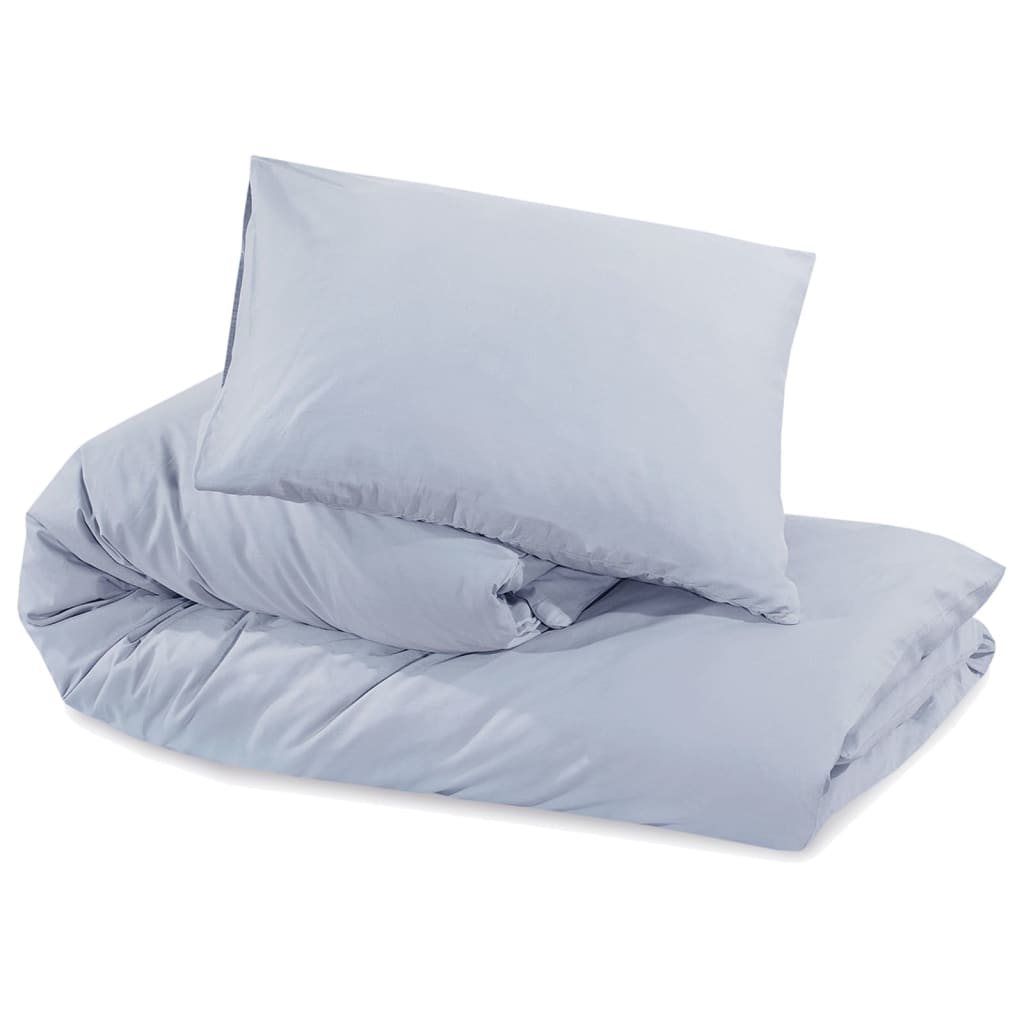 Bettwäsche-Set 240X220 Cm Leichte Mikrofaser Grau