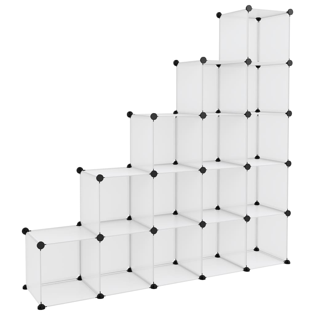 Regalsystem Mit 15 Würfeln Pp Transparent