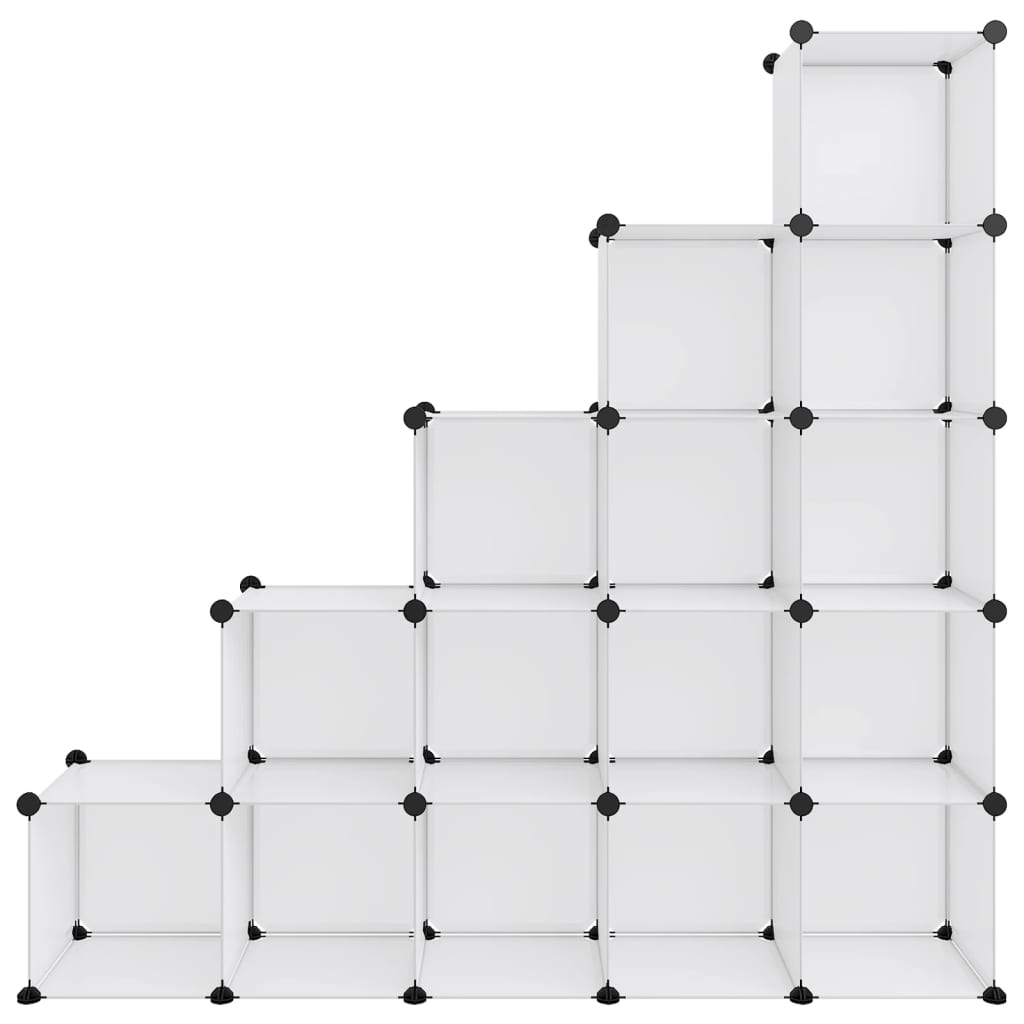 Regalsystem Mit 15 Würfeln Pp Transparent