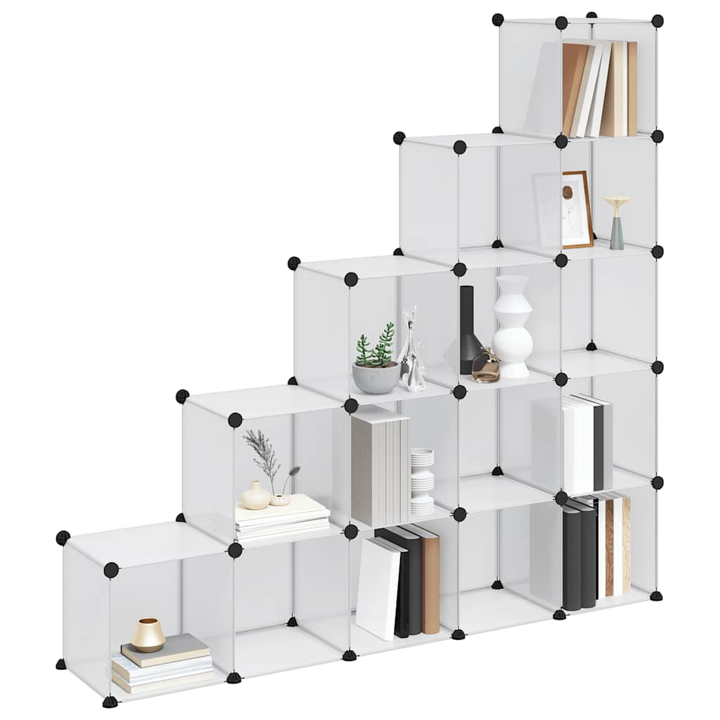 Regalsystem Mit 15 Würfeln Pp Transparent