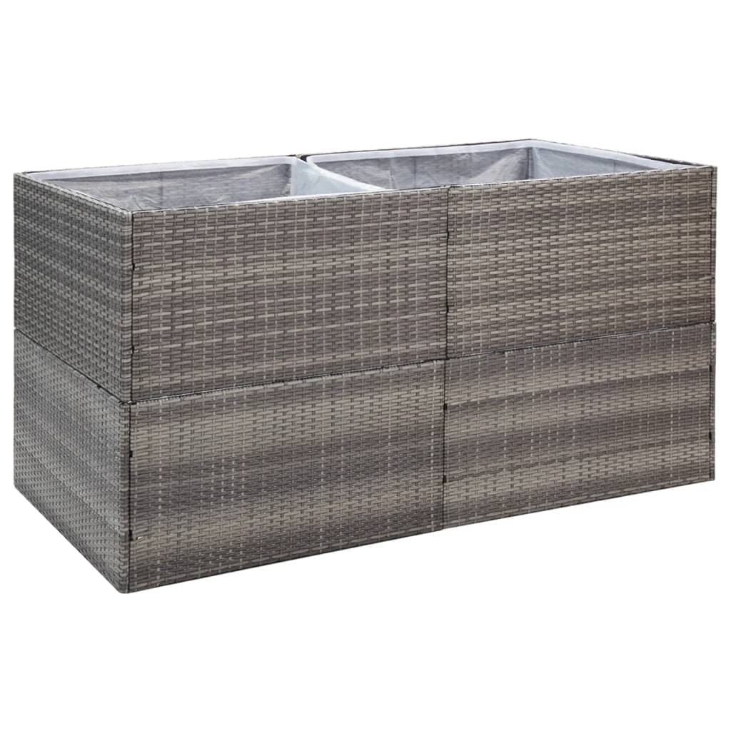 Pflanzkübel Poly Rattan