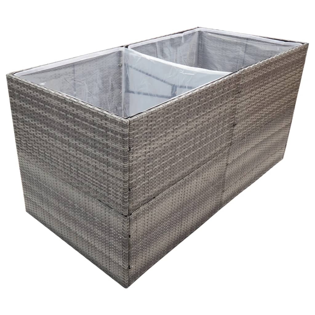 Pflanzkübel Poly Rattan